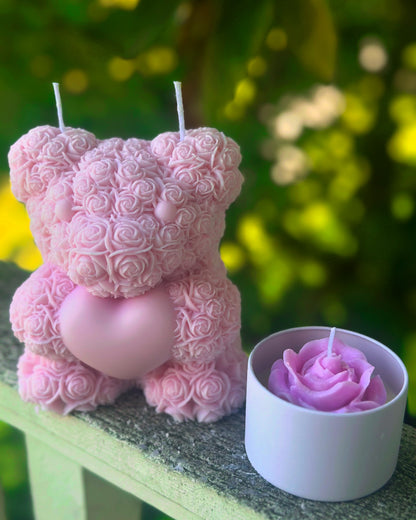 Rose Bear 5.5 in